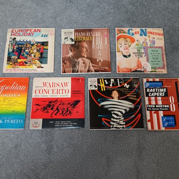 Super Bundle - 7 Albums of 10' Vintage Vinyl - Picture 1 of 8